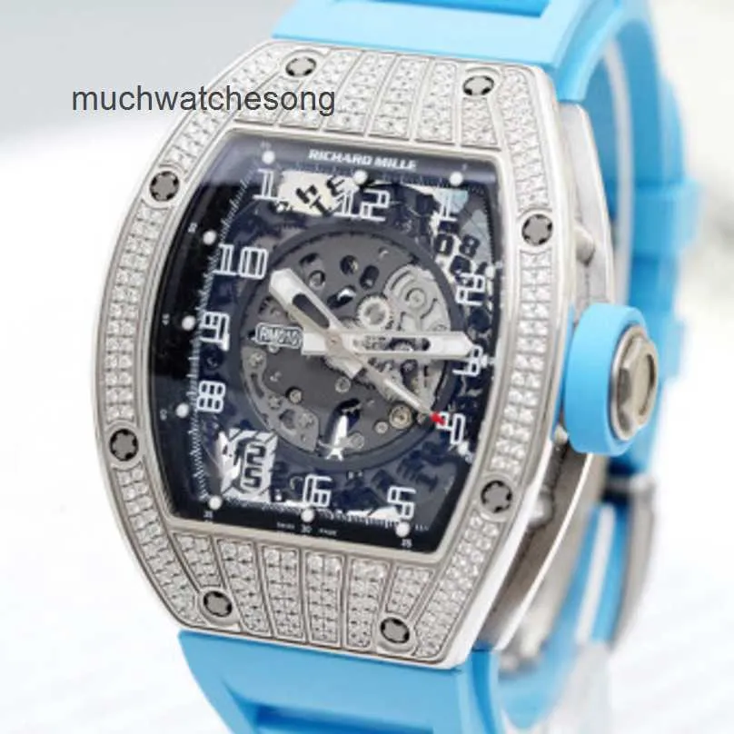 Luxury Mens Watchs Richardmills Automatic Chronograph Wrist Technology Swiss Millerrm Watch Sports Watch Mens Series RM 010 Platinum Original Set Aut