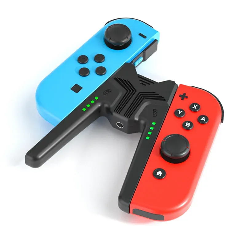 Högtalare AOLION Laddningsgreppfäste för Switch JoyCon Handle Gaming Controller Grip Charging Station för Nintendo Switch Accessories