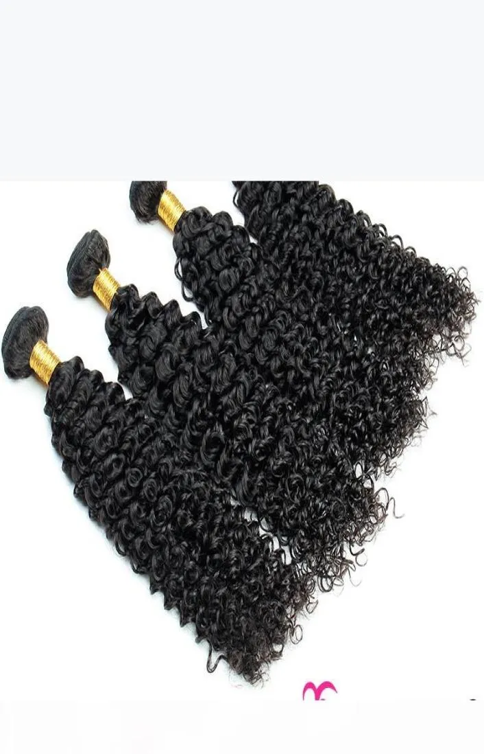 Brazilian Kinky Curly Human Hair Extensions Unprocessed Virgin Hair Brazilian Hair Weave 3 4 Bundles Remy Same Direction Cuticle G8316009