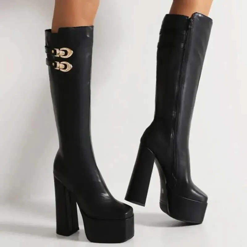 white christmas dresses OBIONO Women's Autumn Winter Wide Head Short Boots — Obiono main image 0
