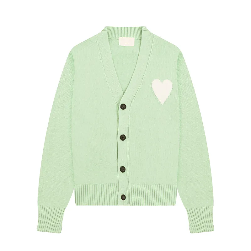 Cardigan en tricot rayé pour femmes, pull à col en V, haut à manches longues en vrac, tendance coréenne, broderie de cœur d'amour, mode qui va avec tout, manteau le plus vendu pour les femmes