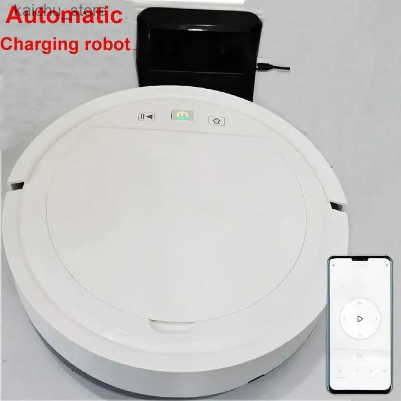 Robot Vacuüm Cleaners 2500PA Robot Vacuümreiniger Intelligent afstandsbediening Draadloze automatische oplaadvloer Alexa Home Vacuümreiniger Y240418