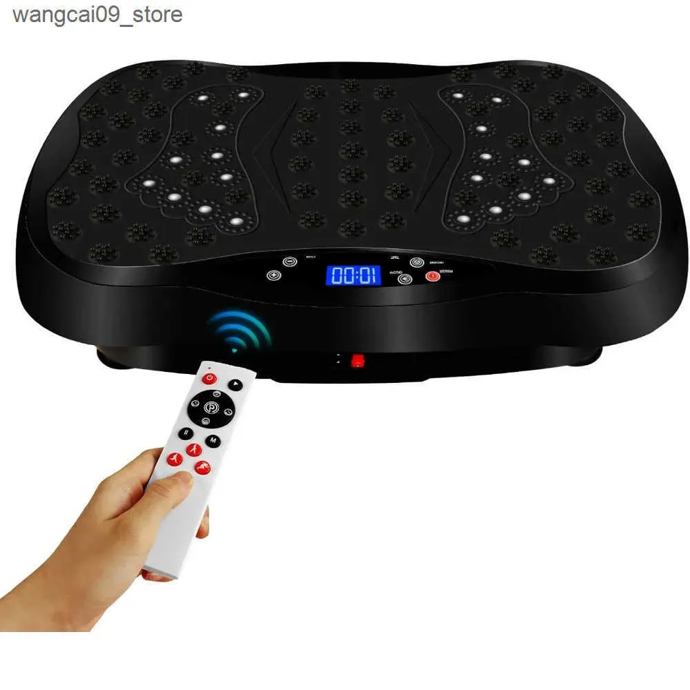 vibration machine body massage Everfit Vibration Machine Platform Vibrator Resistance Rope Home Fitne main image 1