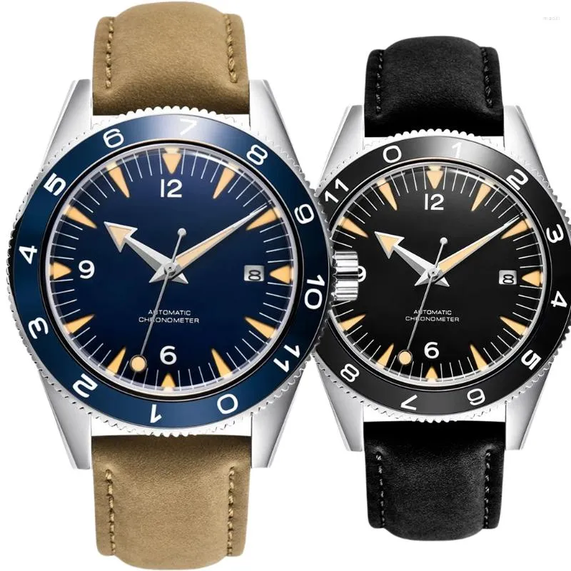 Armbandsur Goutent 41mm Sapphire Glass NH35 Movement Watches för män Lysande automatisk mekanisk sportklocka