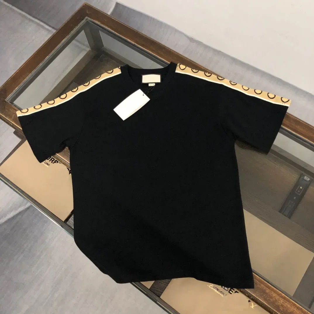 Polos da uomo più tees polo rotondo ricamato e stampato in stile polare usura estiva con maglietta hip hop di cotone pura di strada