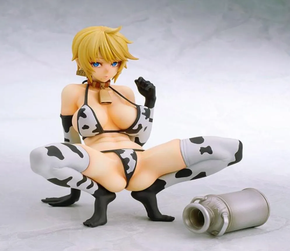 일본어 QSIX Cow Life No721 Holstein Ver Anime PVC 액션 피겨 새로운 그림 모델 장난감 15CM4271761