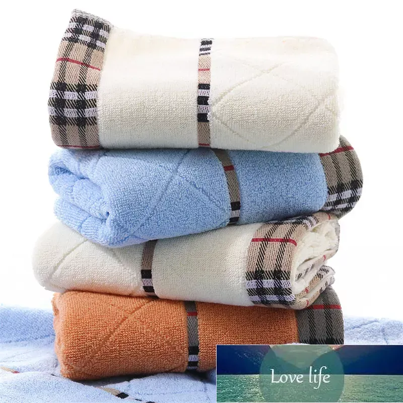 Pure cotton super absorbent large towel 34x75cm thick soft bathroom towels comfortable Wholesale