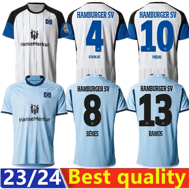 23 24 Hamburger SV Soccer Jerseys Benes Schonlau Glatzel Ztunali Meffert Pherai Jatta Konigsdorffer 2023 2024 Home Away 1501