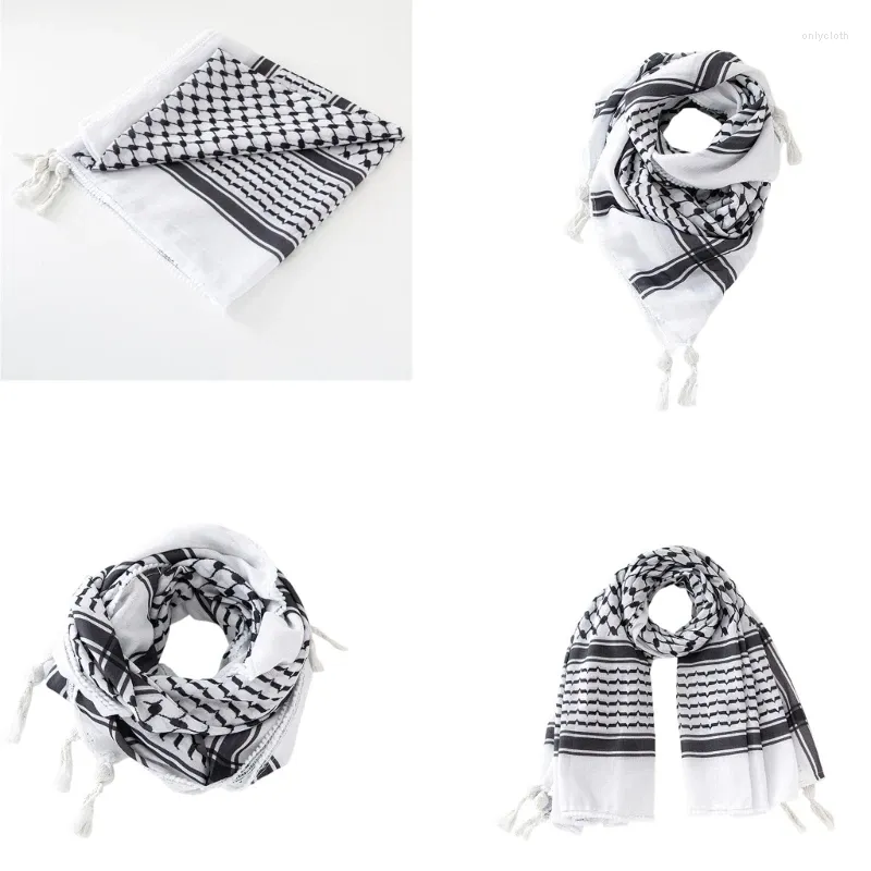 Scarves Sweat Absorb Arafat Hijab Shemagh Scarf Arabian DubaiSaudi Desert Shawl