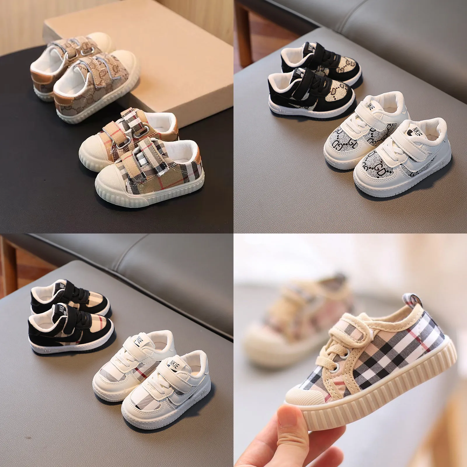 Barnskor designer sneakers vår höst barn sko pojkar flickor sport andas anda barn baby ungdomar avslappnade tränare småbarn spädbarn mode atletisk sneaker