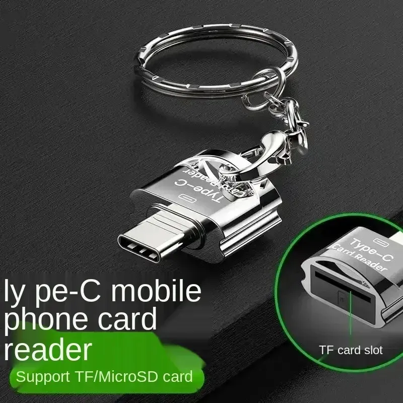 2024 Type-c TF Card Mobile Card Reader Usb3.0 High Speed Mini Otg Micro Usb Adapter To Connect SLR Camera Card Type-c TF Card Reader