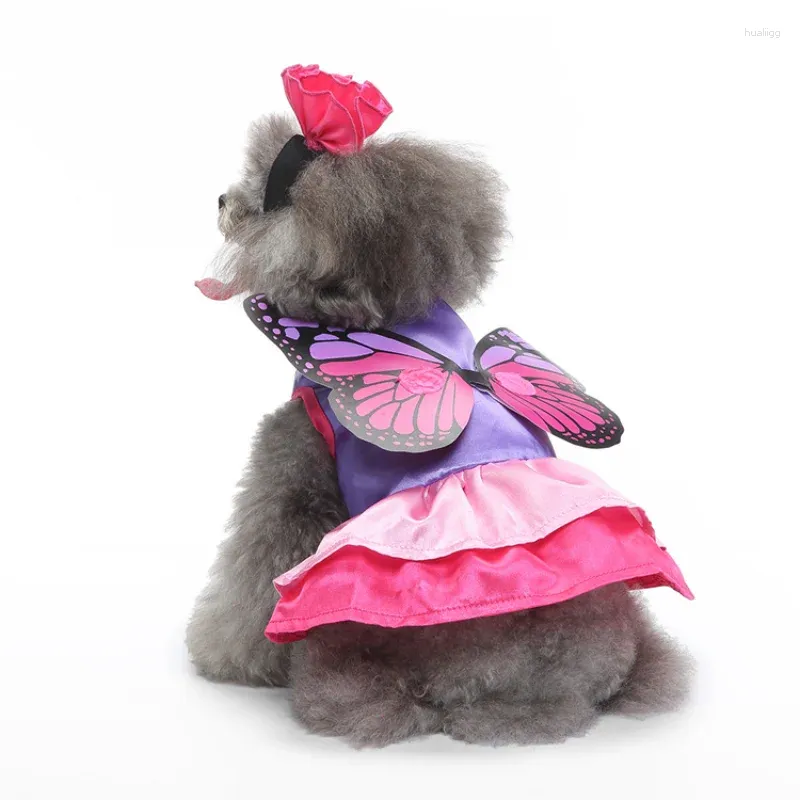 Appareils pour chiens de haute qualité 15Styles Pet Halloween Christmas cosplay costume drôle tenues rayées Vêtements 2 à chemises Hat de robe pour chat