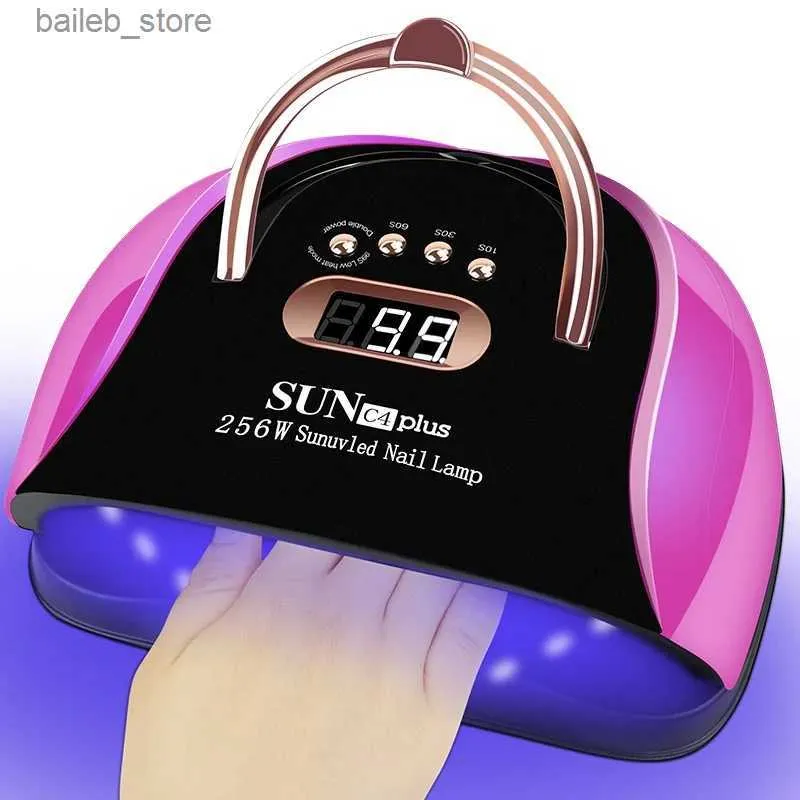 Nageltrockner UV LED -Nagellampennägellampe für UV -Gel -Nagellackpolieren 57LED UV -Trockner mit 4 Timers Professional für Nagel Salon Y240419