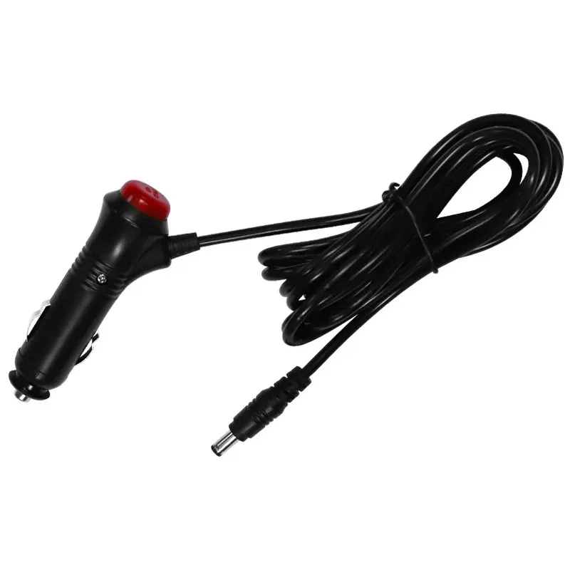 12V 24V auto motorfiets mannelijke sigarettenaanstekeraansluiting plugconnector 1 m/2 m/3 m draad met schakelaarladerkabelbus auto