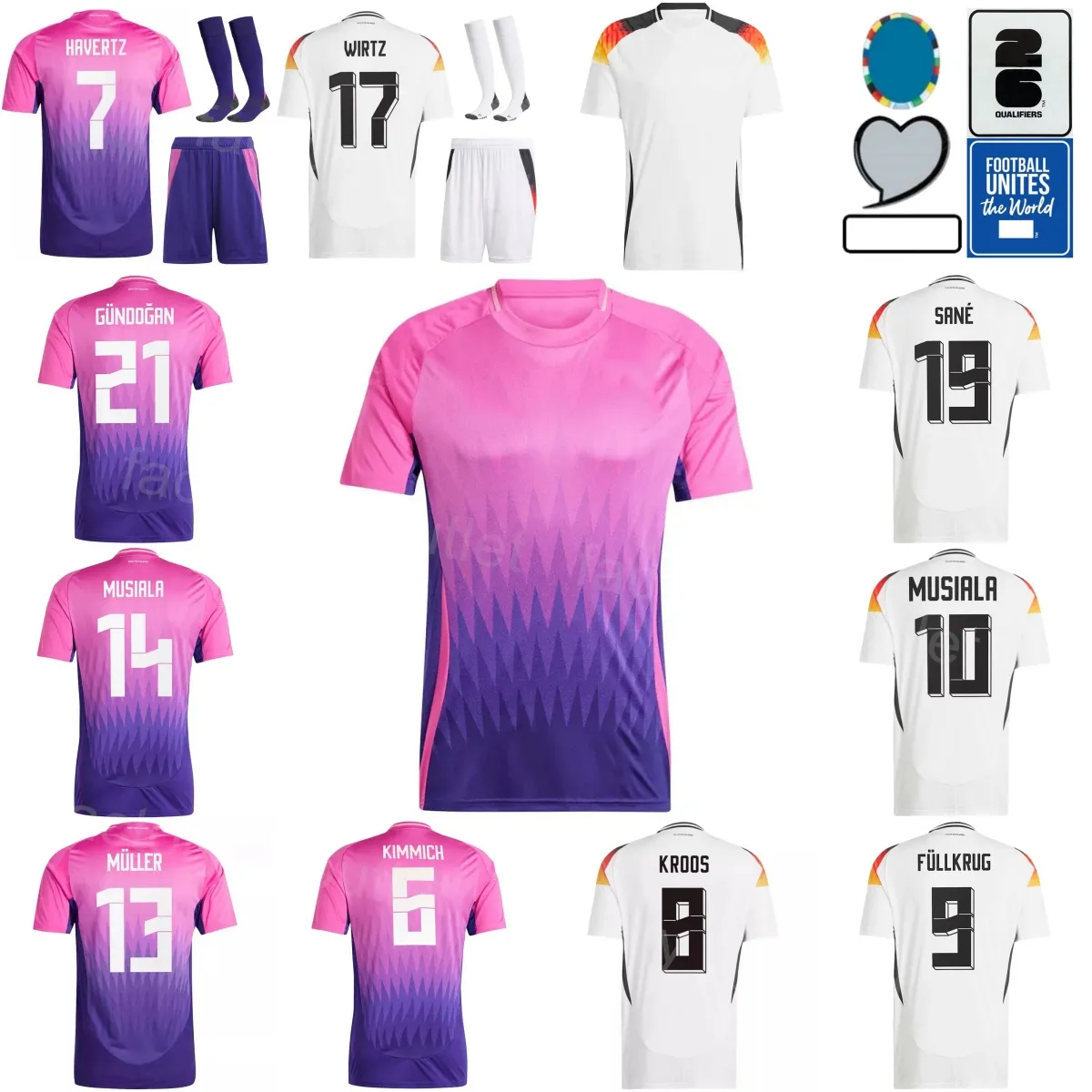 Football Jerseys Germany Euro Cup Jersey Germany 2024 Home