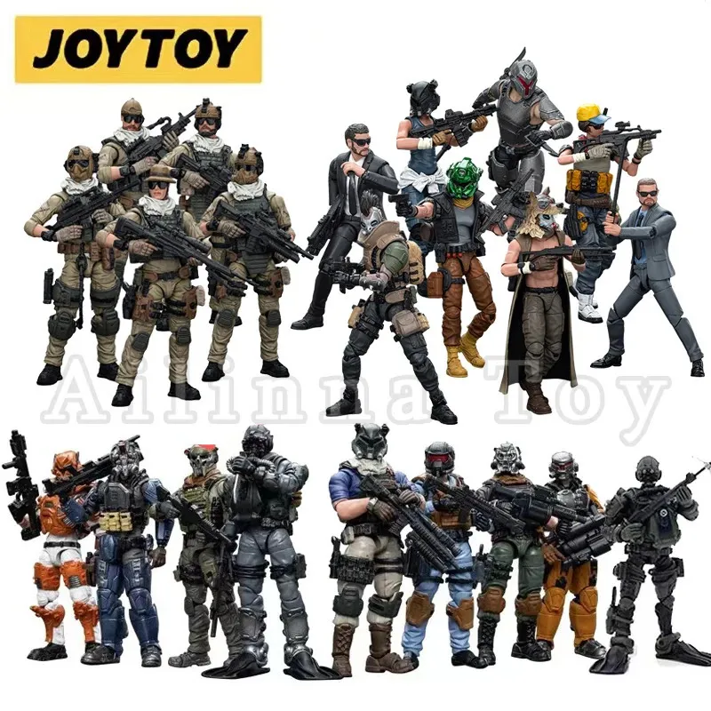 JOYTOY 118 3.75 Action Figures Military Armed Force Series Anime Model For Gift 240417