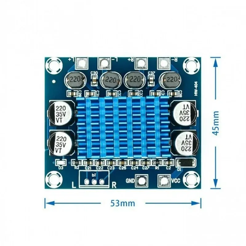 2024 TPA3110 XH-A232 30W+30W 2.0 CANALE STEREO Digital Audio Amplificatore Amplificatore DC 8-26V 3A per TPA3110 XH-A232 Amplificatore Board