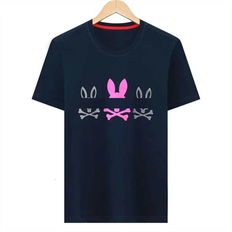 Psyco Bunny Mens T-Shirts Psychologische Kaninchenmänner Drucken T-Shirt komfortable Paare atmungsaktiv und lässiger Baumwoll-T-Shirt M-3xl xnds