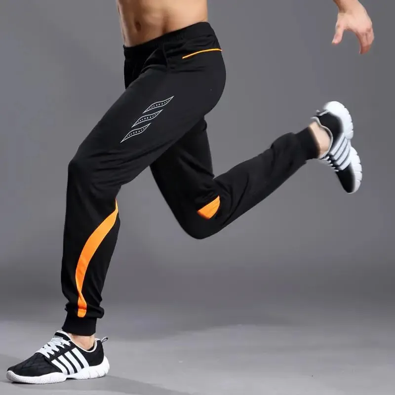 Sport Pants Men Running With Zipper Pockets Training Male Soccer Fitness Sportwear Youth kids XXS XS 4XL 240418