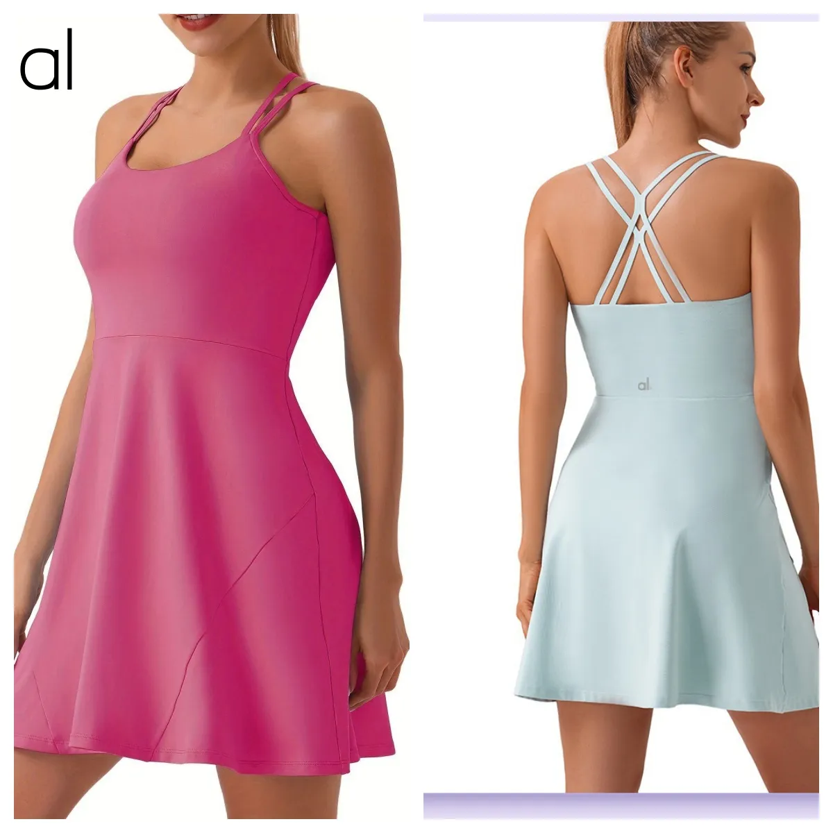 Al 147 Women Skirt Yoga Tennis Dresses Sleeveless... From Dhgateluxurystore56, $19.46 | DHgate.Com Al 147 Women Skirt Yoga Tennis Dresses Sleeveless... From Dhgateluxurystore56, $19.46 | DHgate.Com