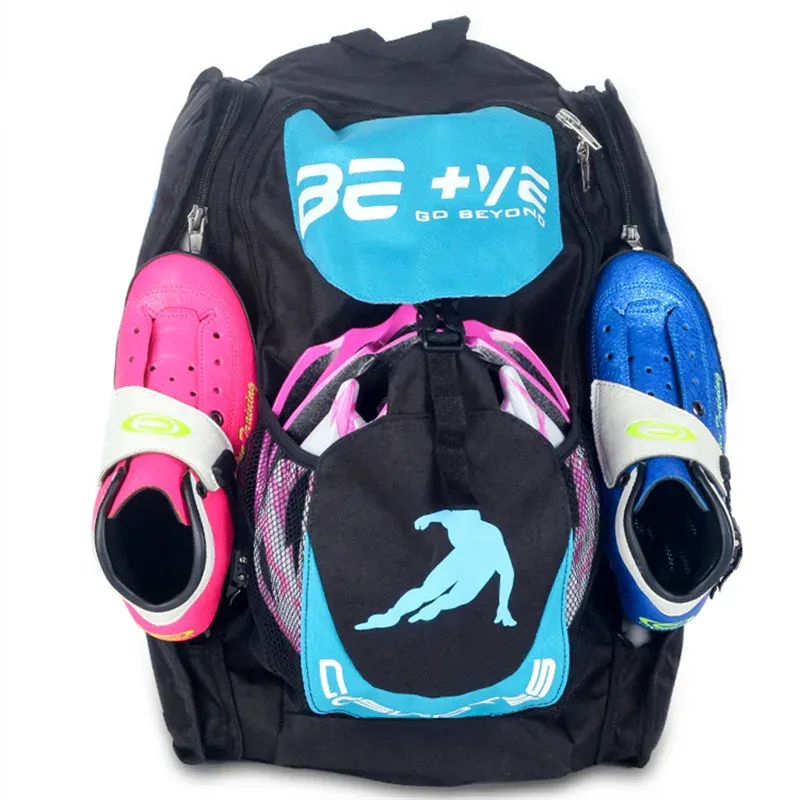 Bolsas originais be+ve vão além de speed speed skates backpack speed patines 4x110 rodas contêiner saco de patinação de capacete ao ar livre