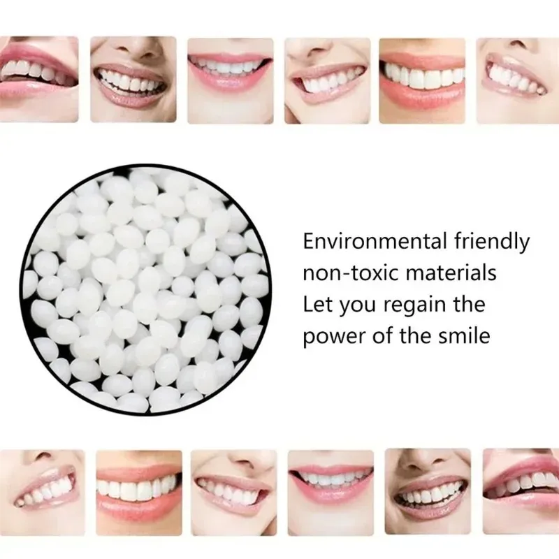 10g Resin False Teeth Solid Glue Temporary Tooth Repair Set Teeth and Gap Falseteeth Denture Adhesive Teeth Dentist