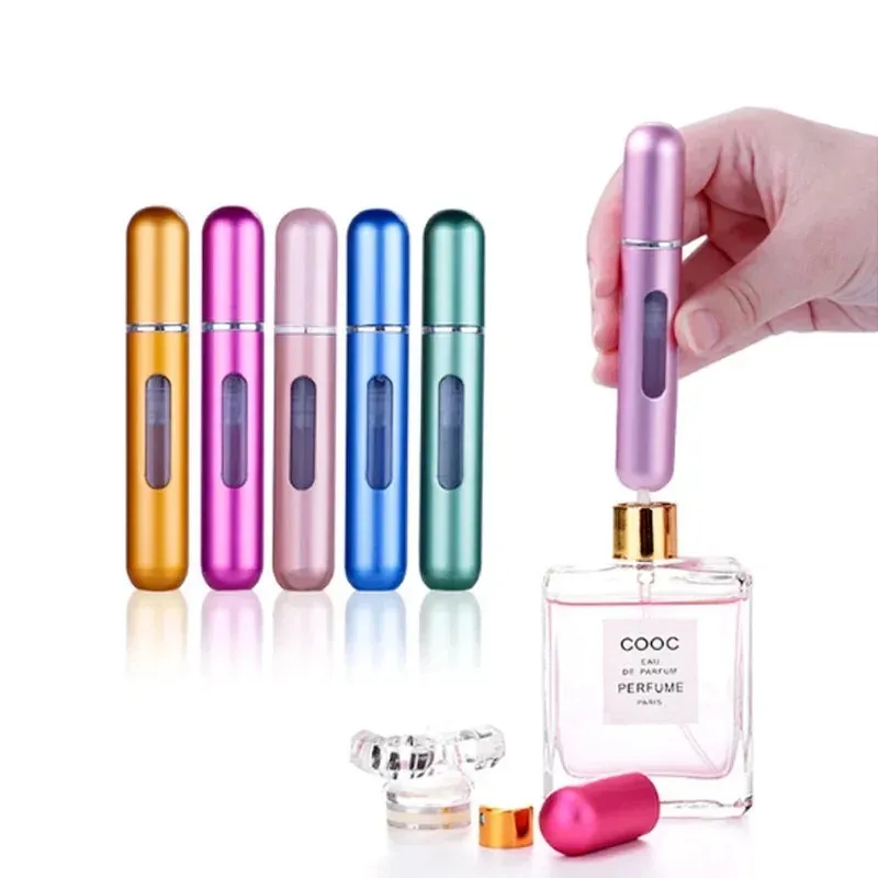 5ml Portable Mini Refillable Perfume Bottle with Spray Pump for Travel ...