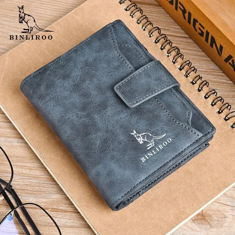 Portefeuilles RFID Zipper Men's Leather Wallet Carte Solder pour hommes et femmes Bag Money Travel Coin Purse