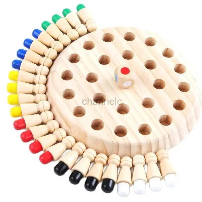 3D Puzzles Kids Memory Wooden Match Stick Stick Divertido jogo de colorido Puzzles Educational Toy Montessori Cognition Learning Toy for Children 240419