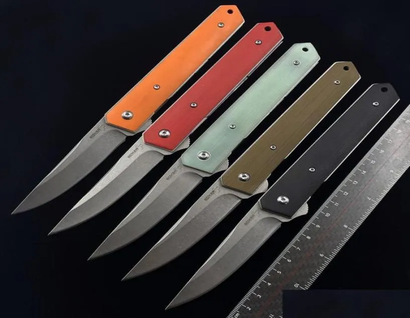 Couteau Boker Kwaiken par roulement ouvert rapide couteau couteau extérieur came de chasse poche cuisine edc gouttes d'outils livraison 2021 Home Garde3753241