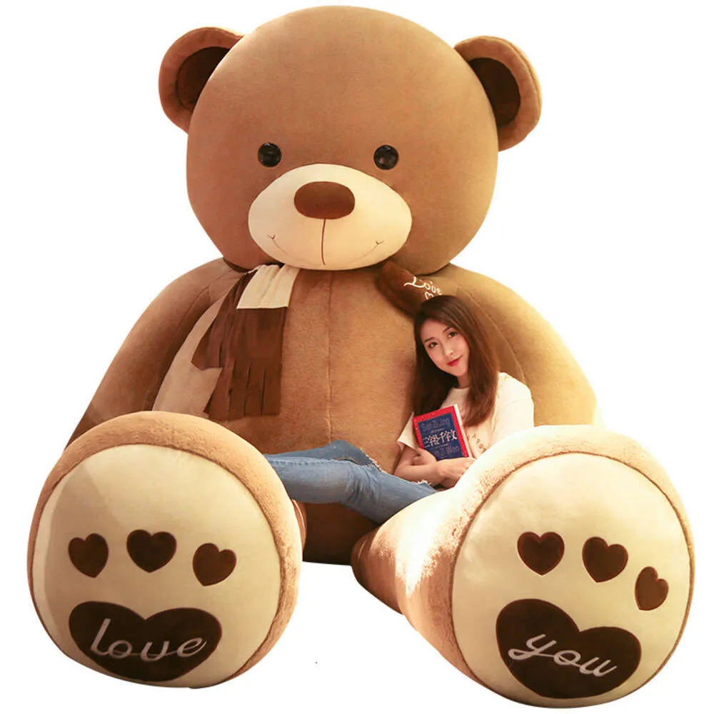 Nuovo gigantesco orso di peluche per la garanzia del commercio personalizzato giocattoli caldi da 8 a 13 anni 100% pp cotone, juguete di cotone pp unisex - 50pcs