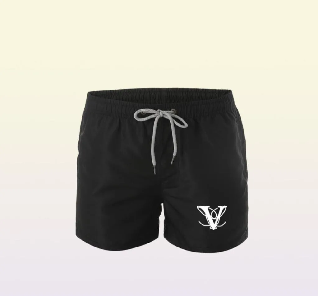 Spodnie plażowe Modna Nowe spodenki Khmer Solid Kolor Printing Men039s Summer Wind Beach Swimming Shorts Men039s Wysoka jakość Box5430556