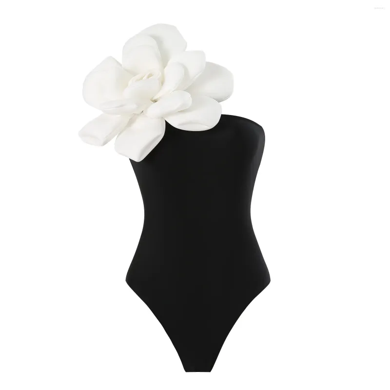 Swimwear's Swimwear Flower 3D One Piece Swimsuit Women Show 2024 Fashi