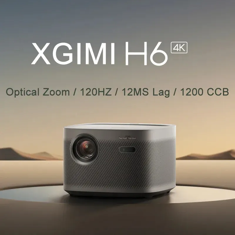 Nowy najlepiej sprzedający się Projektor Xgimi H6 4K Lumens 120 Hz z optycznym bezstratnym Zoom Cinema 3D Android Smart Projector