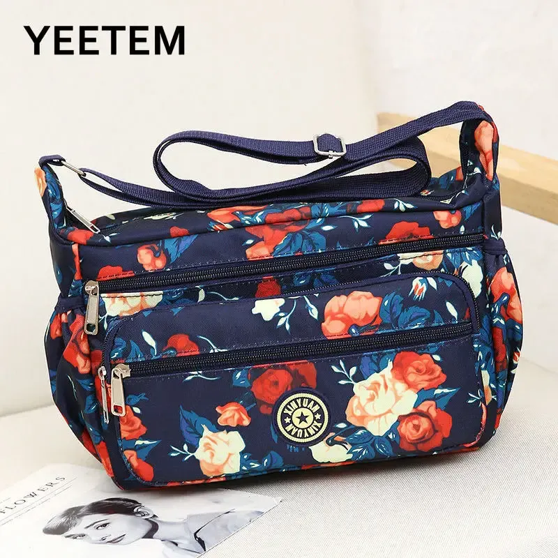 Tassen Nieuwe Oxford Waterdichte schoudertas Afdrukken Grote capaciteit lichtgewicht Casual tas Multicompartment Messenger Bag