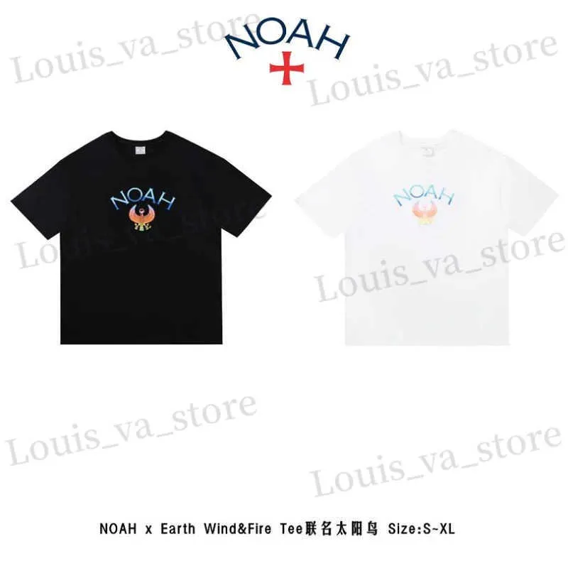 Herren T-Shirts Fashion Classic Bird Letter Drucken Noah T-Shirt Herren EU Größe 100% Baumwolle Gothic Harajuku Noah Top T240419