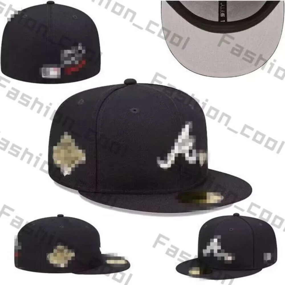 Unisex Ready Stock Fitted Caps Letter Hip Hop Baseball Hats Vuxen Bomull Flat Stängd hink Hat Logotyp Utomhus Sport Stängt nät CAP Size 7-8 888