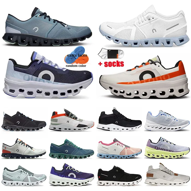 Designer Mens Womenson CloudMonster Running Shoes Heather White Lumos Black Frost Cobalt Purple Men Women Trainers Sport Sneakers 36-45