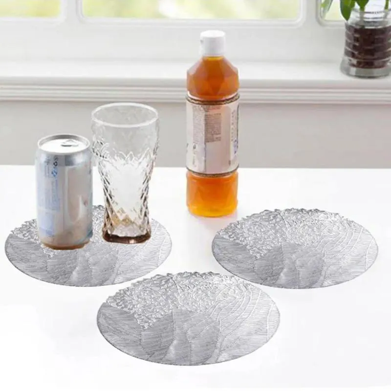 Table Mats Heat-resistant Placemat Elegant Round Placemats For Dining Decor Hollow Design Home Weddings