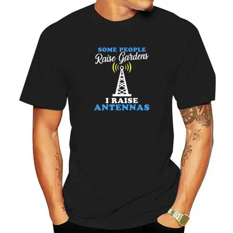 T-shirts masculins certains jardins nourrissants J'ai soulevé des antennes intéressantes ham ra t-shirts Holiday Mens t-shirts cotton tops t-shirts familiaux décontractés J240419