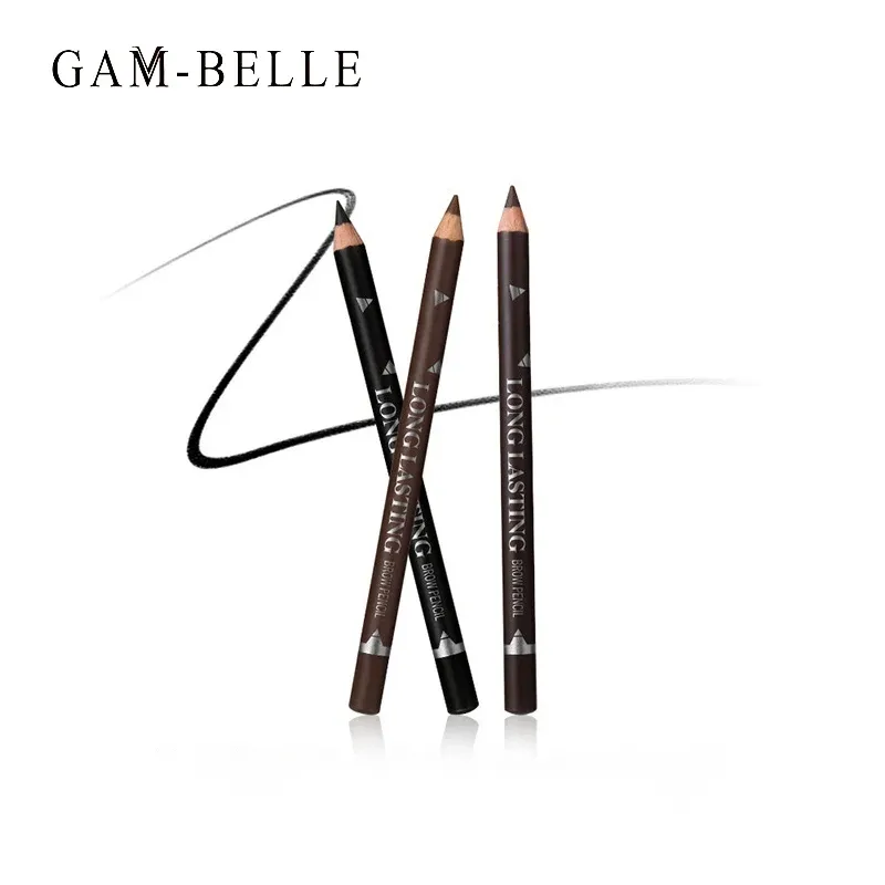 Enhancers 1 Pcs Waterproof Eyebrow Pencil Longlasting 3 Colors Natural Eye Brow Pencil Brown Black Enhancer Dye Tint Pen Makeup Tools