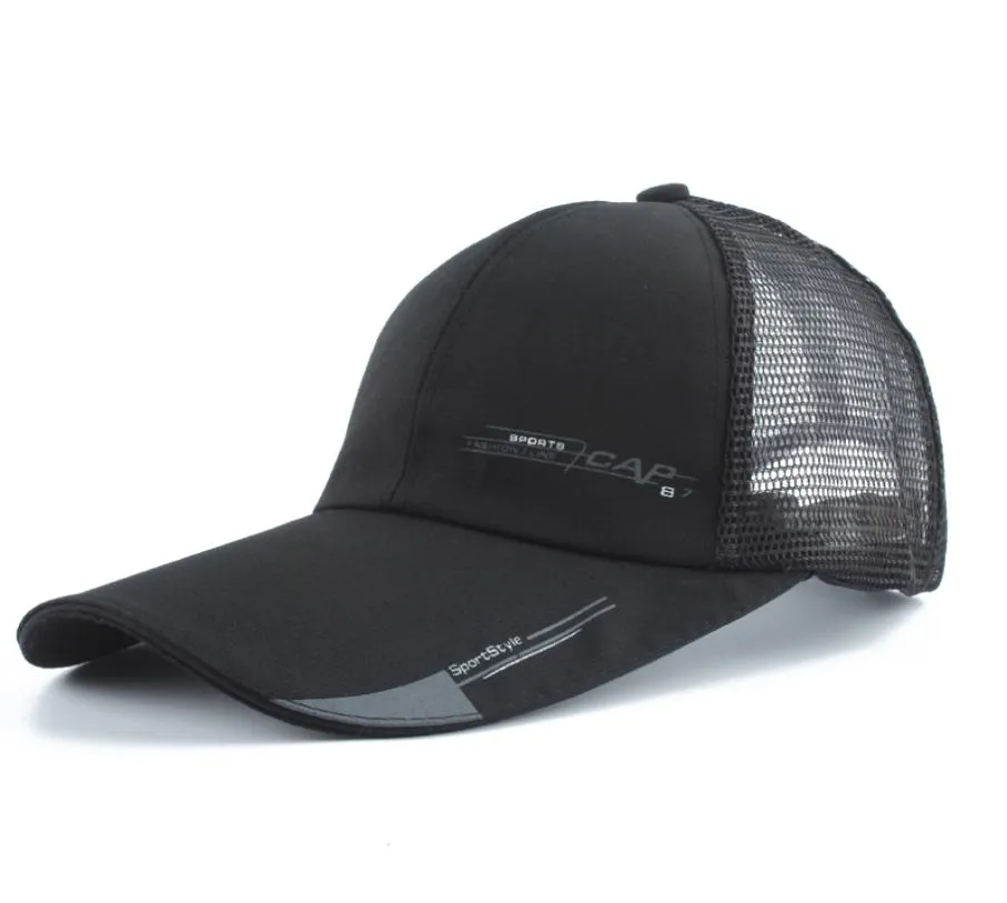 2019 New Summer Man Baseball Cap Mujeres Big Visor Sun Caps de pesca al aire libre Corre de senderismo transpirable Sport Sport Hats8729302