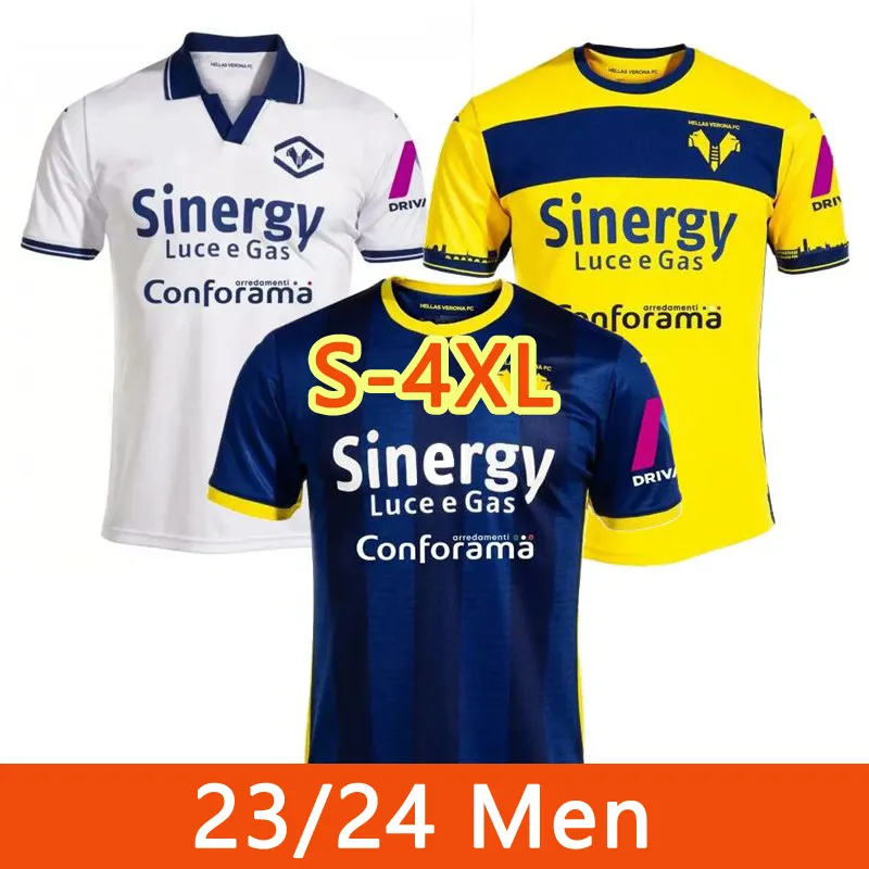 Verona 2024/24 Home Away Soccer Jersey Player Version