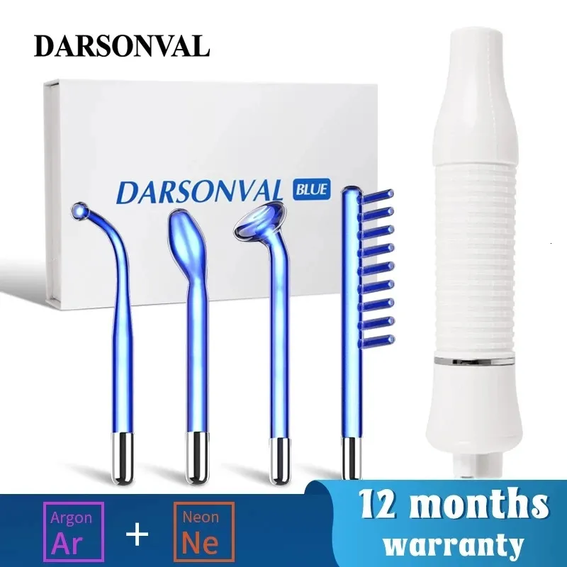 DARSONVAL Apparatus High Frequency Machine Fusion Neon Argon Wands Remove Wrinkle Acne Face Massager Darsonval For Hair 240418