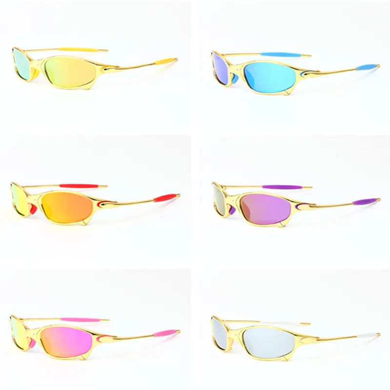 Guldram Polariserande solglasögon Högkvalitativa varumärkesglasögon utomhus kvinnors sport ridande solglasögon