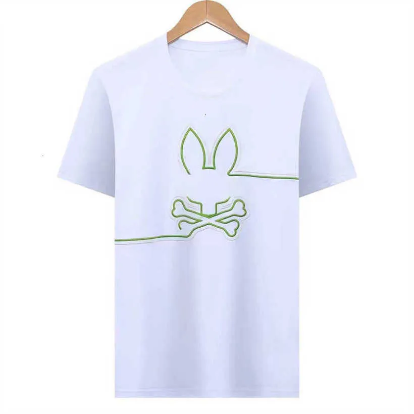 Psychologische Kaninchenmenschen kurzärmelig T-Shirts Casual Polo Shirt Tierdruck hochwertige Liebhaber atmungsaktiven Geschäft