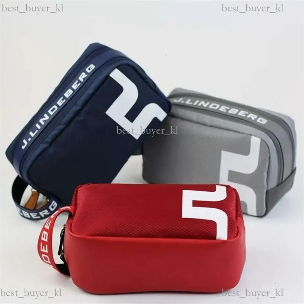 Golfväskor Golf Pouch Famous Design High Quality J Lindeberg Multifunktionell dubbelskikt Förvaringsväska Utomhus Sport Ljus Koppling Bag 44