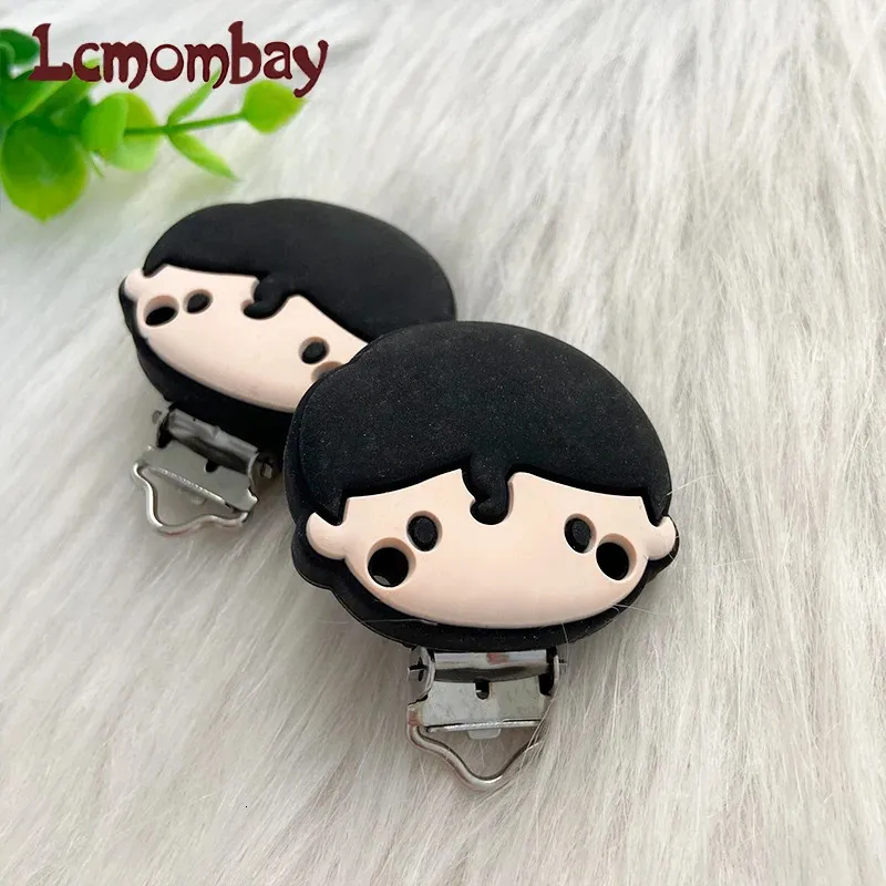 51020PCS Siliconen tanden Voedsel Grade Mini Boy Baby Cartoon Tooth kralen voor doe -het -zelf kettingketen Accessoires 240415