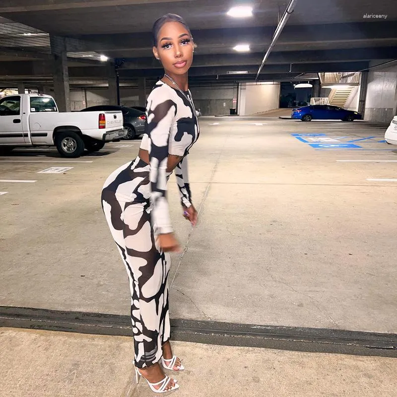 DHgate Women s Two Piece Pants Long Skirt Set Fashion Sexy Mesh Floral Print Midriff Baring Sleeve Top Slim Fit Dress Suit Apparel