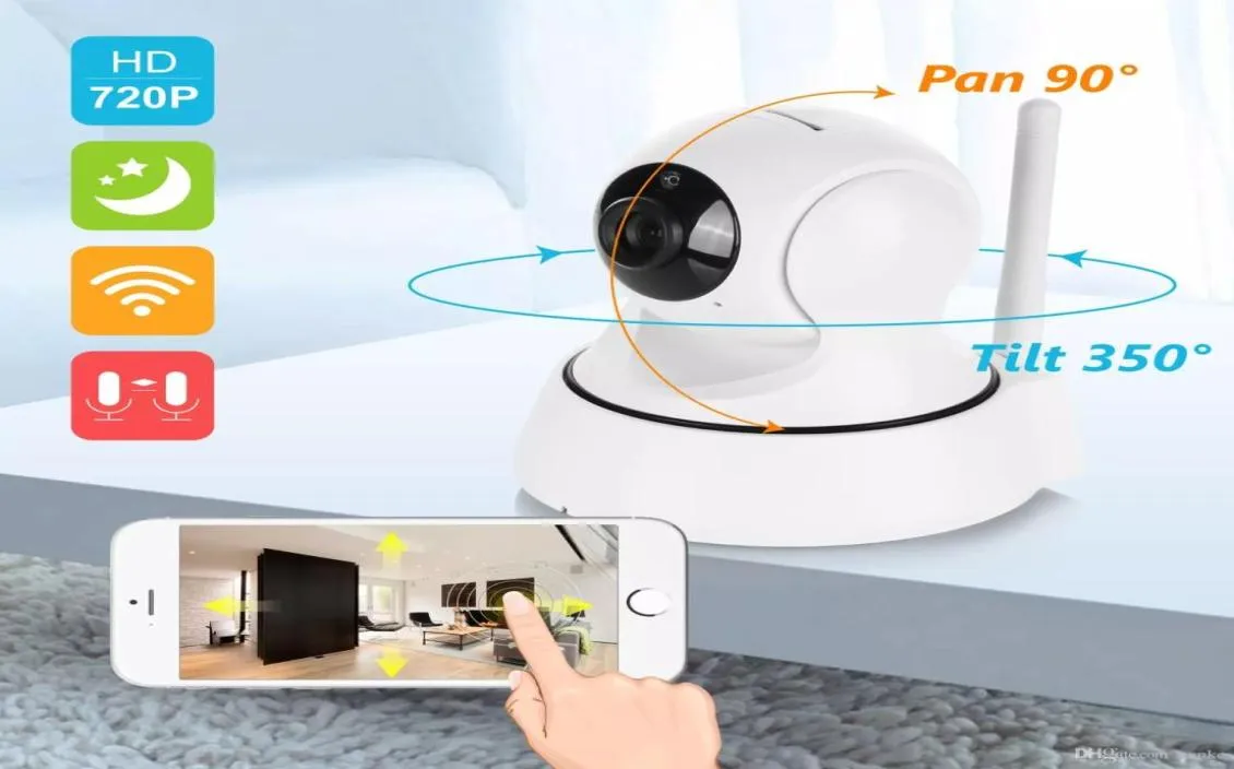 Sannce Smart IP Wi -Fi Camera Home Security Wireless Supless Supillance Camera Camera 720p 1080p Night Vision CCTV BA8628704
